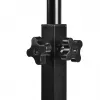 Soporte de mesa móvil y portátil con altura ajustable MACLEAN MC-121 B – altura, inclinación y ruedas ajustables, carga de 30 kg, negro
