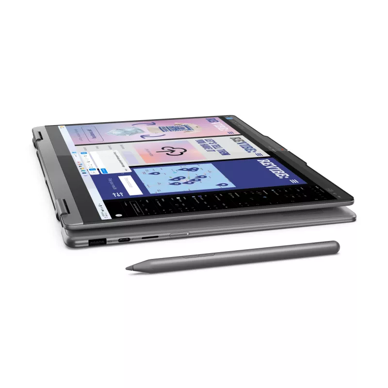 Portátil Lenovo YOGA 7 2-in-1 14 inch Ultra 5 226V, 16GB LPDDR5x, 1TB NVMe, OLED WUXGA, Windows 11 Home, Luna Grey