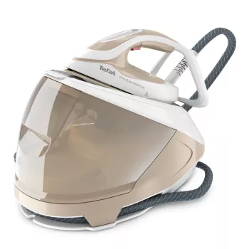 Centro de planchado Tefal Pro Express Eco GV9E22E0 2200 W 1,8 L suela Durilium AirGlide Autoclean beige, blanco