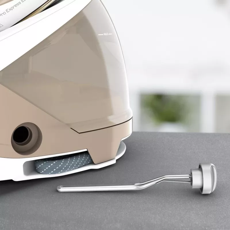 Centro de planchado Tefal Pro Express Eco GV9E22E0 2200 W 1,8 L suela Durilium AirGlide Autoclean beige, blanco