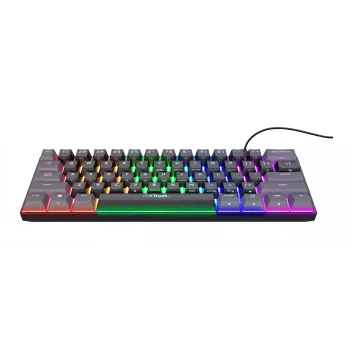 Trust GXT 867 Acira Teclado Gaming USB QWERTY US-Englisch Negro