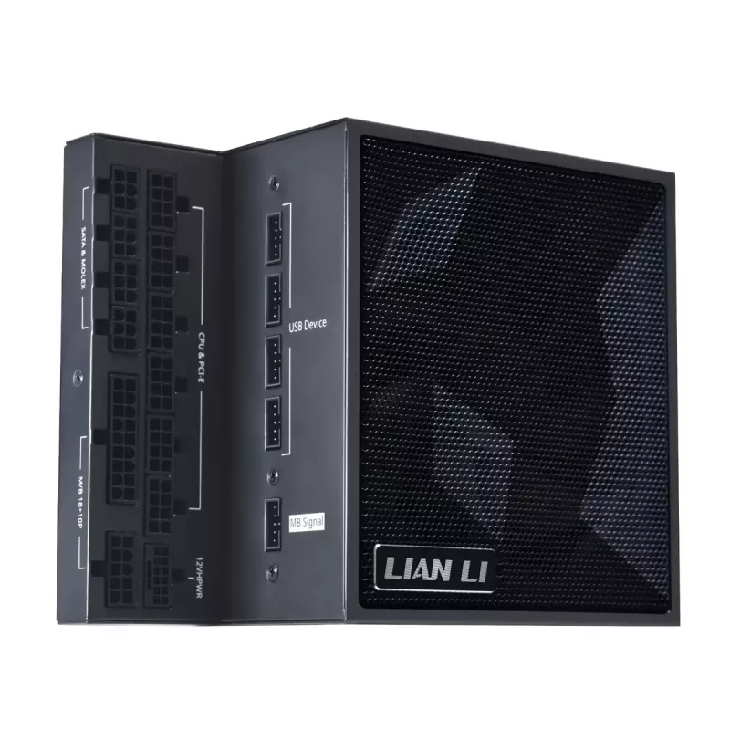 Lian Li EDGE EG1000 Fuente de alimentación ATX 3.1 de 1000 W, 80 PLUS Platinum, negro