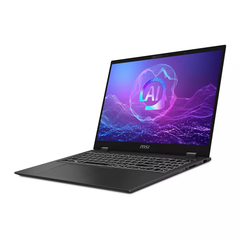 MSI Prestige 16 AI+ Evo B2VMG-017NL Copilot+ PC Intel Core Ultra 9 288V Portátil 40,6 cm (16 pulgadas) UHD+ 32 GB LPDDR5x-SDRAM 1 TB SSD Wi-Fi 7 (802.11be) Windows 11 Pro Gris