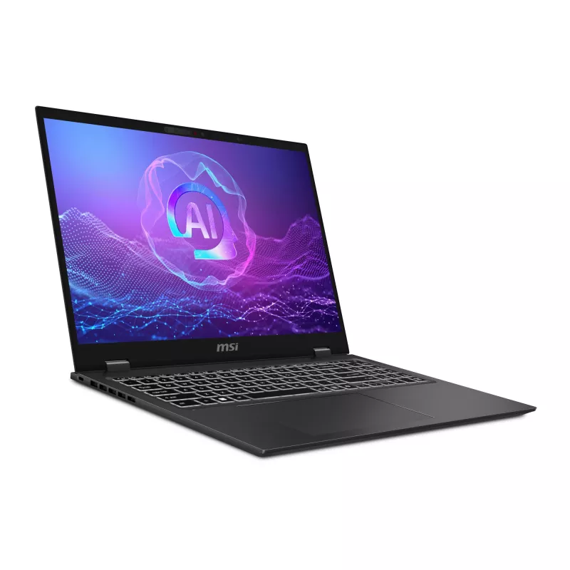 MSI Prestige 16 AI+ Evo B2VMG-017NL Copilot+ PC Intel Core Ultra 9 288V Portátil 40,6 cm (16 pulgadas) UHD+ 32 GB LPDDR5x-SDRAM 1 TB SSD Wi-Fi 7 (802.11be) Windows 11 Pro Gris