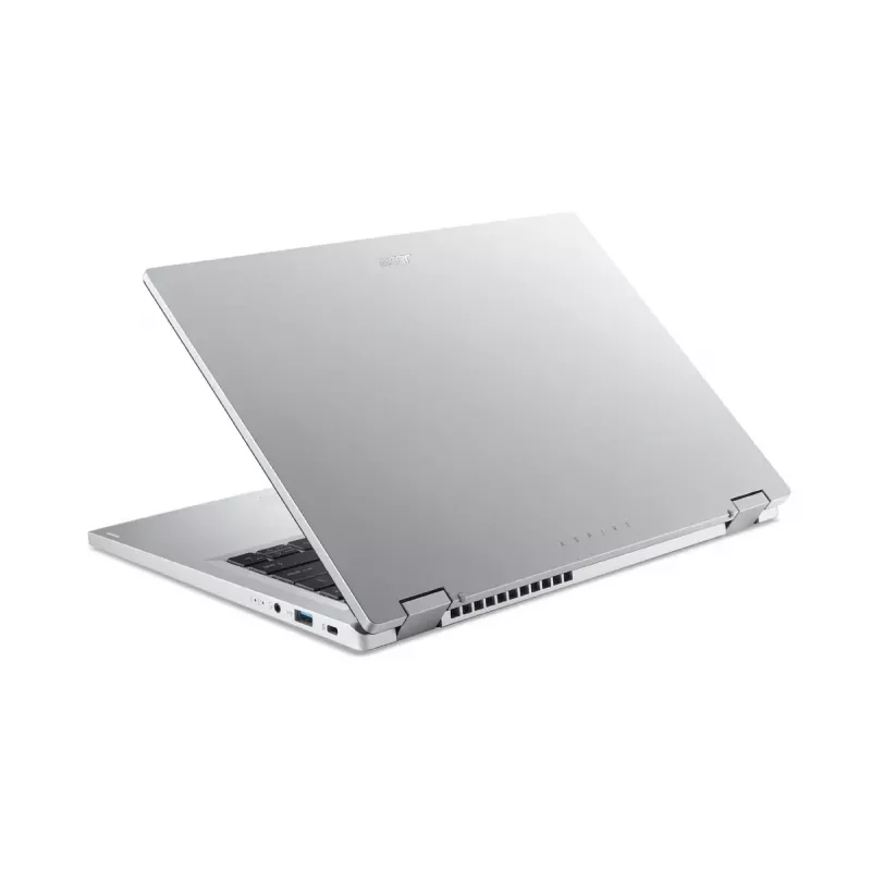 Portátil híbrido (2 en 1) Acer Aspire Go Spin 14 AGSP14-31PT-C72L — 14 pulgadas WUXGA Pantalla táctil, Intel N150, 16 GB LPDDR5, 512 GB SSD, Windows 11 Home, Plata