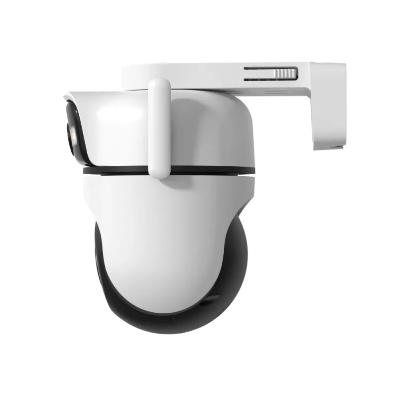 TP-Link Tapo Cámara de seguridad exterior de doble lente con giro/inclinación, Cámara de seguridad IP, Exterior, Cableado e Inalámbrico, Montaje en techo/pared/mástil, Blanco, Esférico