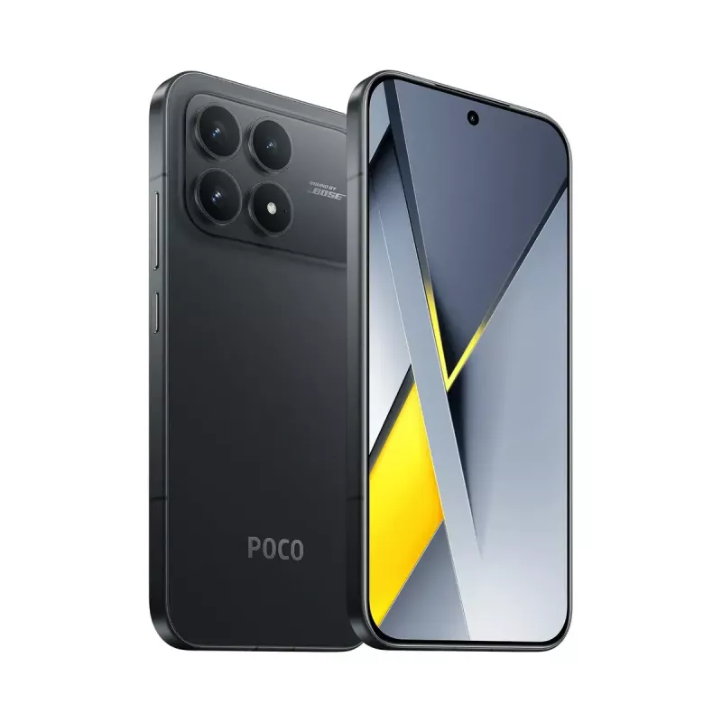 Smartphone POCO F8 Pro — 6,59 inch (16,7 cm) 2510×1156, Qualcomm Snapdragon 8 Elite 3,53 GHz, 12 GB RAM, 512 GB, cámara triple 50 MP, 6210 mAh, Dual SIM, IP68, Negro