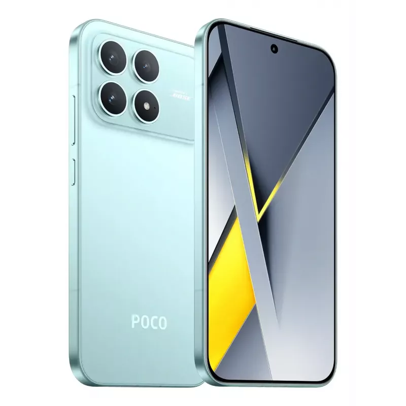 Smartphone POCO F8 Pro — 6,59 inch 2510×1156, Qualcomm Snapdragon 8 Elite 3,53 GHz, 12 GB RAM, 512 GB, 5G, Dual SIM, 6210 mAh, IP68, Azul