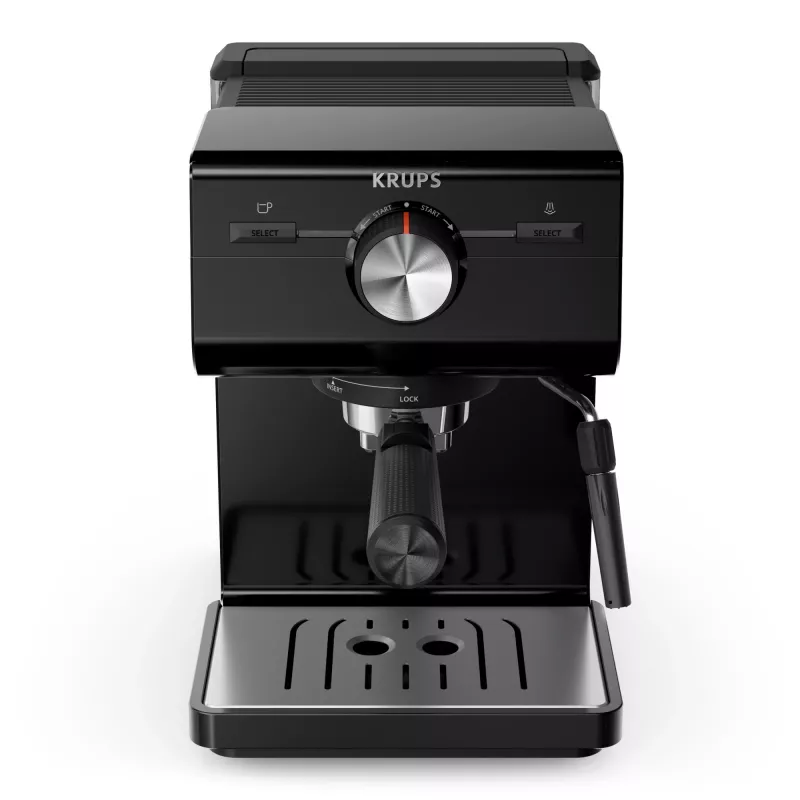 Cafetera espresso KRUPS XP3818 1,5L / 2L depósito de agua, caldera, boquilla de vapor, aparato de sobremesa semiautomática