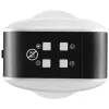 Unold 86430 calefactor eléctrico para interior Negro, Blanco 2000 W calefactor eléctrico con ventilador