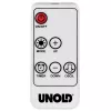 Unold 86430 calefactor eléctrico para interior Negro, Blanco 2000 W calefactor eléctrico con ventilador