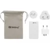 Sandberg 4in1 TravelCharger 65W blanco, interior, AC, 20 V, blanco