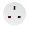 Hama 00223452 adaptador de viaje tipo F tipo G (UK) blanco