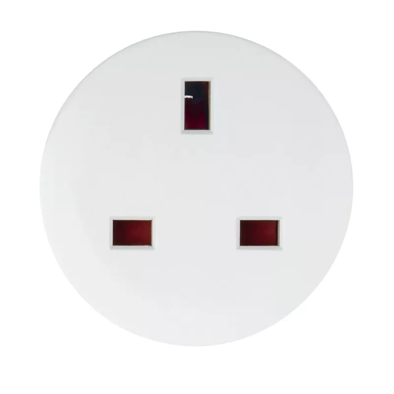 Hama 00223452 adaptador de viaje tipo F tipo G (UK) blanco