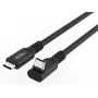 Cable USB-C a USB-C MicroConnect MC-USB3.2CC015-FA USB 3.2 Gen 2x2 0,15 m negro