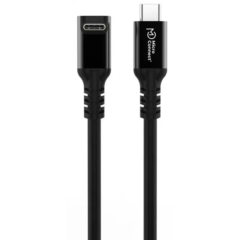 Cable USB-C a USB-C MicroConnect MC-USB3.2CC025-FA, USB 3.2 Gen 2x2, 0,25 m, negro