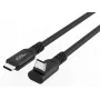 Cable USB-C a USB-C MicroConnect MC-USB3.2CC4-FA, USB 3.2 Gen 2x2, 20 Gbit/s, 4 m, negro