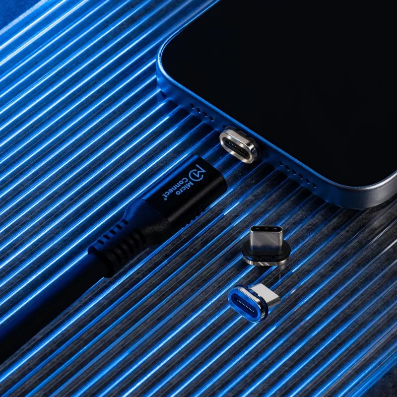 Cable USB-C a USB-C USB4 Gen 3x2 MicroConnect MC-LS-USB4CC0.15, 0,15 m, negro