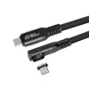 Cable USB-C a USB-C USB4 Gen 3x2 MicroConnect MC-LS-USB4CC0.15-A – 0,15 m, negro