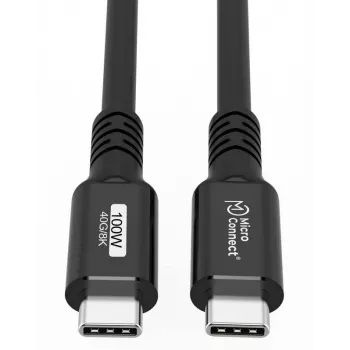 Microconnect USB4CC015 cable USB USB4 Gen 3x2 0,15 m USB-C negro