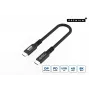 Microconnect USB4CC015-240W cable USB USB4 Gen 3x2 0,15 m USB C negro