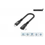 Cable USB-C a USB-C MicroConnect USB3.2CC015-A, USB 3.2 Gen 2x2, 20 Gbit/s, 0,15 m, negro