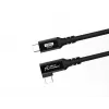 Cable USB-C a USB-C MicroConnect USB3.2CC015-A, USB 3.2 Gen 2x2, 20 Gbit/s, 0,15 m, negro
