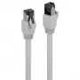 Cable Lindy 3 m Cat.8.1 S/FTP LSZH, gris