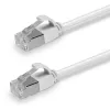 Cable de red ultrafino Lindy 0,5 m Cat.6A U/FTP, gris