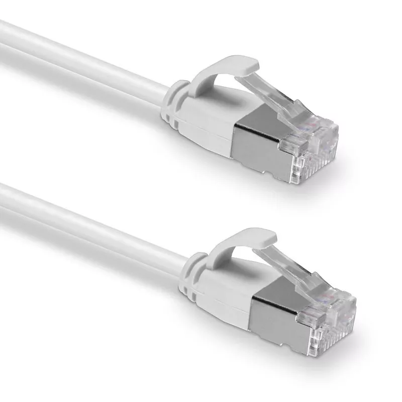 Cable de red ultrafino Lindy 1 m Cat.6A U/FTP, gris