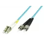Cable de fibra óptica MicroConnect FIB412007 — OM3, 7 m, LC a ST, 50 µm, dúplex, azul