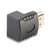 Adaptador en ángulo de 90 grados Lindy conector hembra HDMI a conector macho HDMI hacia arriba