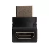Adaptador en ángulo de 90 grados Lindy conector hembra HDMI a conector macho HDMI hacia arriba