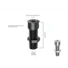Vivolink VLDG22L Pasacables de escritorio, aluminio, grande (hasta 55 mm)