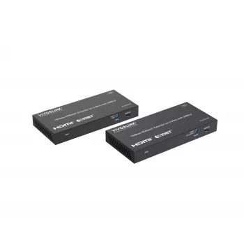 Kit KVM VivoLink VLKVM150 extensor KVM HDBaseT 18 Gbps, alcance de hasta 150 m