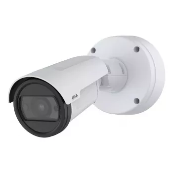 Cámara de vigilancia IP AXIS P1475-LE tipo bala para exterior 1920x1080 60fps 3,1–9 mm soporte para montaje en mástil blanco