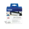 Etiqueta continua Brother DK22205 Negro sobre blanco 6,2 cm x 30,48 m