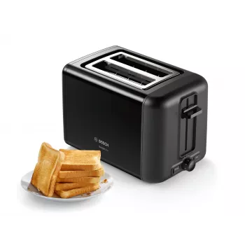 Tostadora Bosch TAT3P423 2 rebanadas 970 W Negro