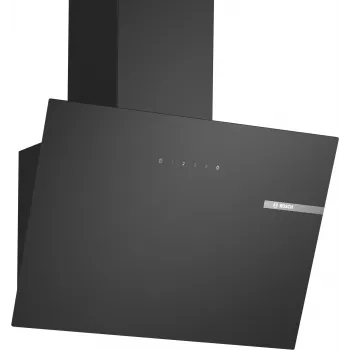 Campana extractora Bosch Serie 2 DWK65DK60 montaje en pared Negro 430 m³/h