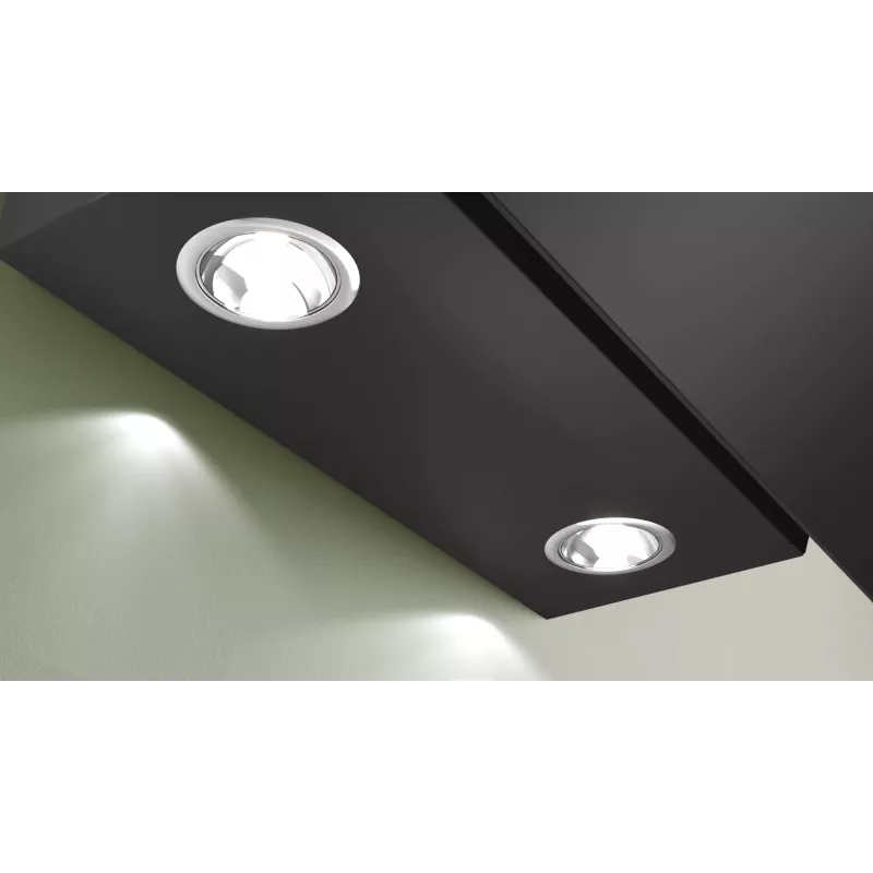 Campana extractora Bosch Serie 2 DWK65DK60 montaje en pared Negro 430 m³/h