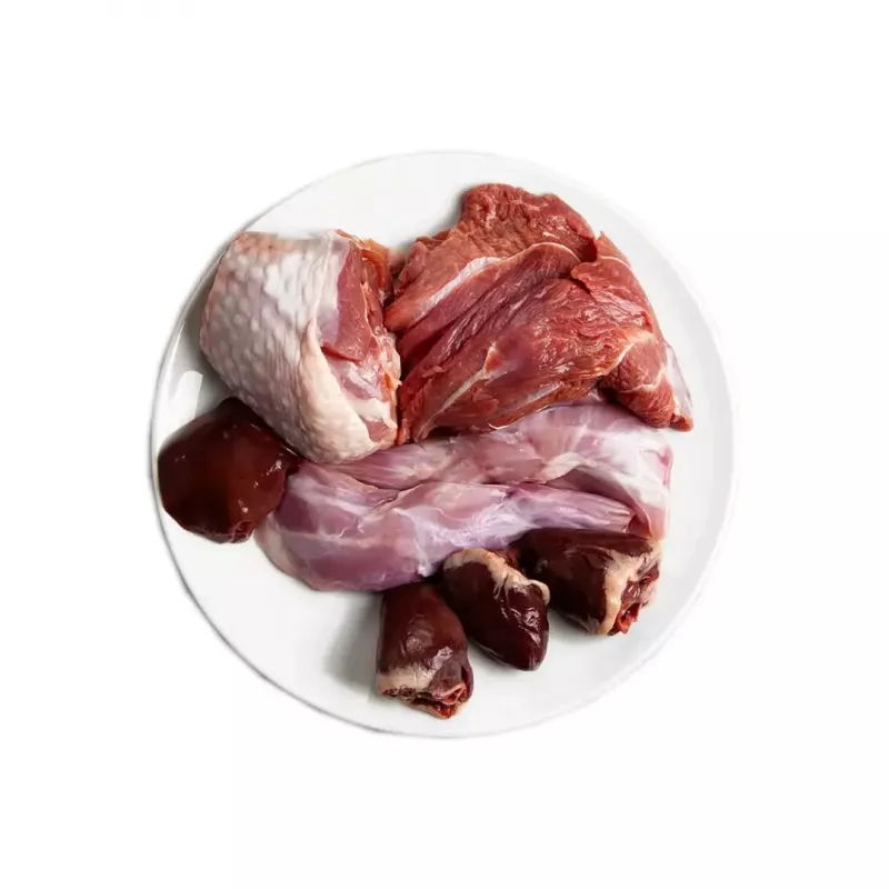 3Coty comida húmeda para gatos con pavo y conejo 80 g