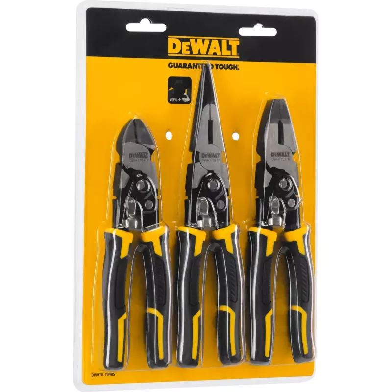 Juego de alicates DeWALT DWHT0-70485 3 piezas