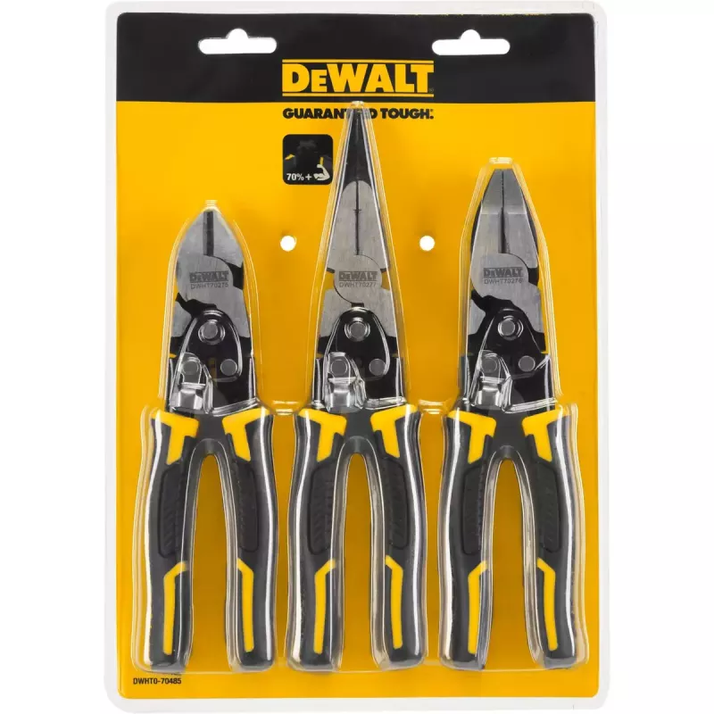 Juego de alicates DeWALT DWHT0-70485 3 piezas