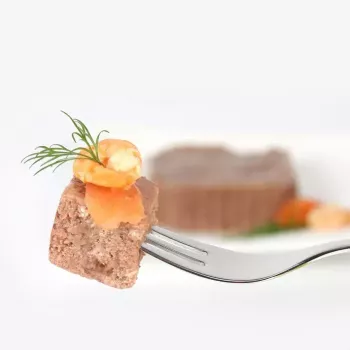 Comida húmeda para gatos animonda Vom Feinsten Mature salmón 100 g — gatos adultos, tarrina, sin gluten ni soja
