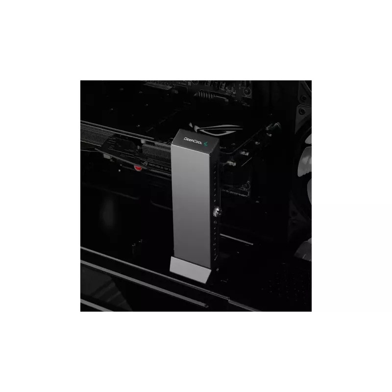 Soporte para tarjeta gráfica DeepCool GH-01 Universal, negro, 52,6 × 60,6 × 163,7 mm