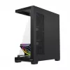 Caja de PC torre media MODECOM VOLCANO STELLAR PLUS ARGB MIDI, 5 ventiladores frontales, cristal templado, USB-C