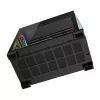Caja de PC torre media MODECOM VOLCANO STELLAR PLUS ARGB MIDI, 5 ventiladores frontales, cristal templado, USB-C
