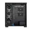 Caja de PC torre media MODECOM VOLCANO STELLAR PLUS ARGB MIDI, 5 ventiladores frontales, cristal templado, USB-C