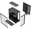 Caja de PC MODECOM VOLCANO STELLAR PLUS MIDI NEGRO — torre media ATX, cristal templado, USB-C, compatible con tarjetas gráficas hasta 420 mm
