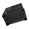 Caja de PC MODECOM VOLCANO STELLAR PLUS MIDI NEGRO — torre media ATX, cristal templado, USB-C, compatible con tarjetas gráficas hasta 420 mm